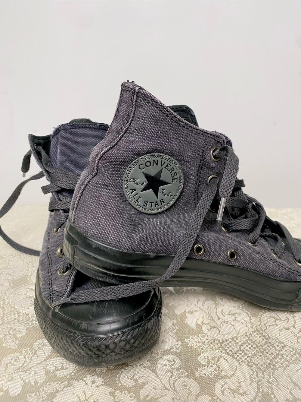 Converse Black High Top Sneakers